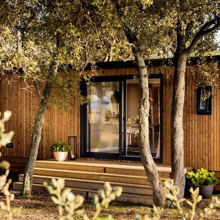 En Ou Mobil-home Chez Camp'in Pirellu Campingplatz Porto-Vecchio (Corsica)